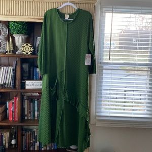 Zadie Bs • Moss Green dress •size 3X